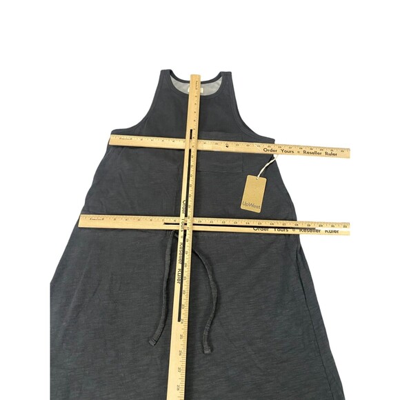 UpWest Tank Dress Womens Medium Stretch Sleeveless Comfort Drawstring Waist - Picture 4 of 16
